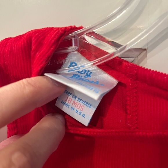 Rare! Vintage OshKosh B Gosh Scottie Dog Dress Corduroy Dress 18 months - Picture 5 of 6